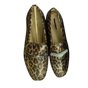 Kate Spade Women’s Lana Leopard Bronze Multi Brown Loafers new in box size 8.5